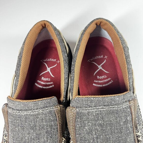Twisted X Men's ECO TWX Slip-On Driving Moccasins~Moc Toe~MDMS012~Size 8 - Picture 6 of 9